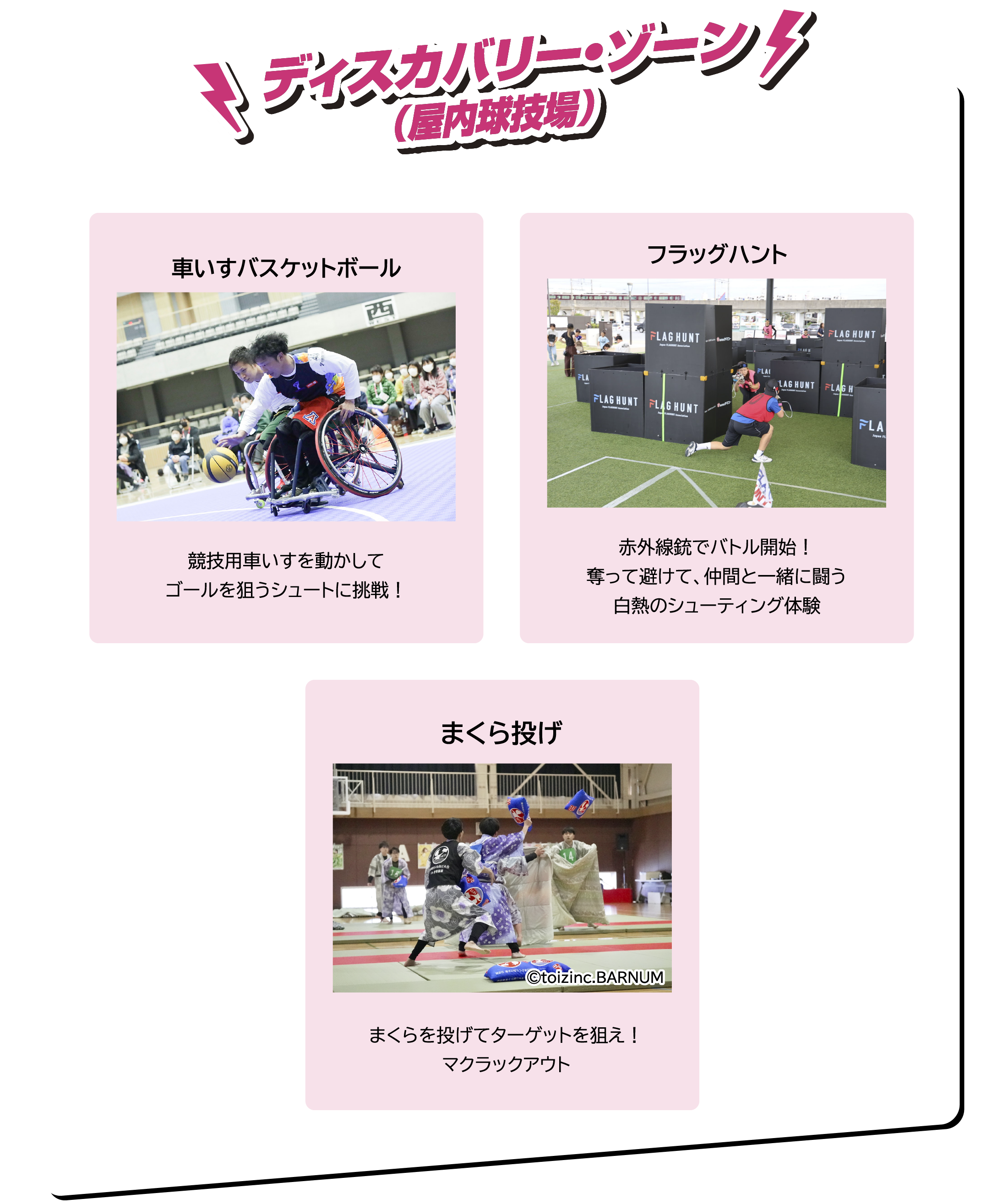 ディスカバリー・ゾーン（屋内球技場・屋内球技場前広場）